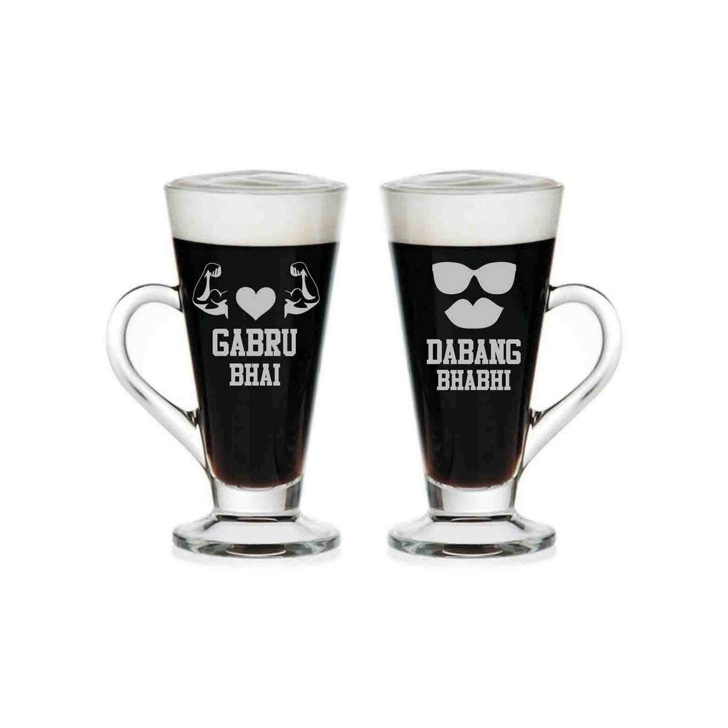 Gabru Bhai Dabang Bhabhi Tea Cups