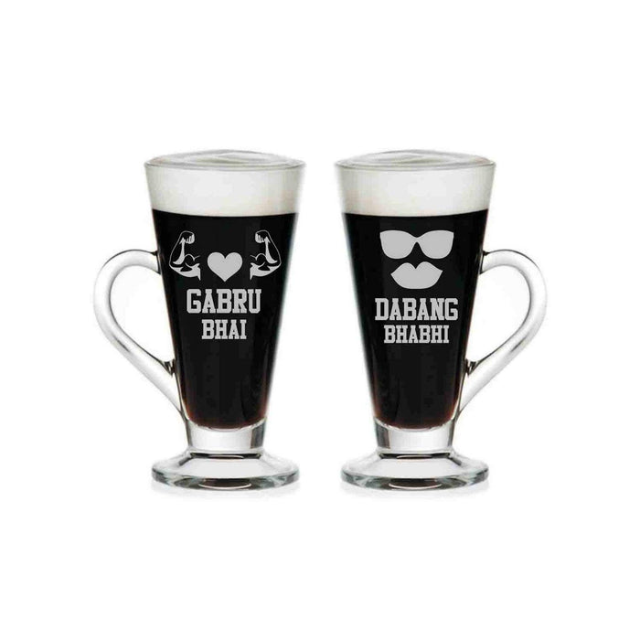 Gabru Bhai Dabang Bhabhi Tea Cups
