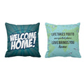 Welcome Home Cushion Cover Set of 2, 16x16 inches