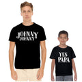 Johnny Johnny Yes Papa Matching T-Shirt Combo for Dad & Kid