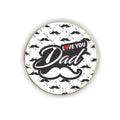 Dad I Love You Square Fridge Magnet - Personalised Gift