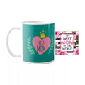 Coffee Mug with Coaster - Best Mom Ceramic Gift Set