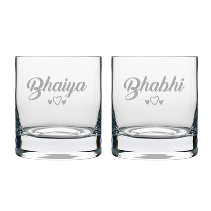 Bhaiya Bhabhi Shot Glass