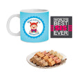 Best Little Sister Ever Rakhi Sweets Hamper - Mug, Coaster & Mewa Bites