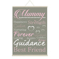 My Best Friend Mummy Personalised Canvas Scroll - Birthday Gift