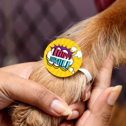 TheYayaCafe Dog Rakhi Rakshabandhan Gift for Pets, Acrylic Paw Accessory with Elastic Band, Rakhi Gift for Dogs, Cats and Puppies on Raksha Bandhan, Happy Diwali, from Pet Parent to Furry Friend