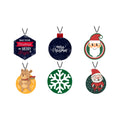 Santa Reindeer and Cute Bear Christmas Tree Ornaments