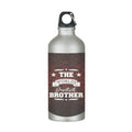 Big Brother Sipper Water Bottle with Personalised Rakhi Combo