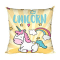 Majestic Unicorn Cushion Cover - Premium Cotton Birthday Gift, 16x16