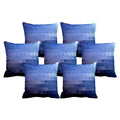 Abstract Print Cushion Cover Set of 7 - 24x24 inches