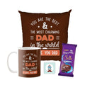 Best & Charming Dad Coffee Mug & Chocolate Hamper Set