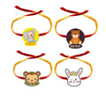Baby Bear Bro Family Rakhi Combo for Brother - Set of 4