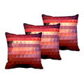 Abstract Cushion Covers Set of 3, 24x24 Inches