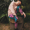 Abstract Pattern Printed Leggings for Women