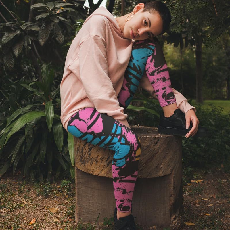 Abstract Printed Leggings
