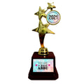 Best Abbu Urdu Golden Star Trophy for Father