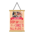 Everyday With You Personalised Photo Love Greeting Card Scroll