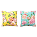 Floral Flowers Cushion Cover Set of 2 – 12x12 inch Home Decor