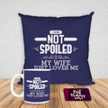 Coffee Mug & Cushion Cover Combo - My Wife Just Loves Me