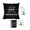 I Love You Dad, You're My Inspiration Personalised Hamper