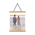 Personalised When You're In Love Photo Love Scroll Greeting Card