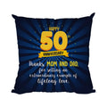 Thanks Mom & Dad 50th Cushion Cover