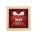 World's Best Sis Personalised Wall Clock