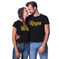 Heer Ranjha Matching Couple T-Shirts, Desi Love Set