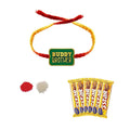 Buddy Brother Rakhi with 5 Star Chocolates Combo - 6 Pcs