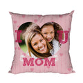 I Love You Mom Personalised Cushion Cover for Mother, 20x20