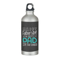 Happy Father's Day Personalised Steel Sipper Water Bottle