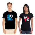 Soulmate Matching Couple T-Shirts for Him and Her