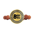 Best Bro Engraved Rudraksh Rakhi for Brothers