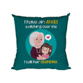 Grandma Definition Velvet Cushion Cover 12x12 - Birthday Gift