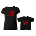 I Make Mama's Heart Full Mom & Kid Matching T-Shirts