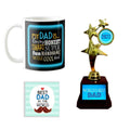Personalised Father's Day Gift Set - Mug, Photo Cushion & Keychain