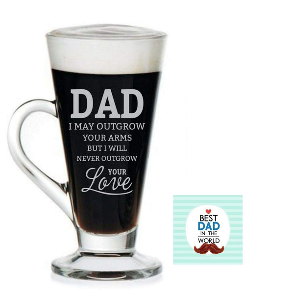 Engraved tea cup for dad