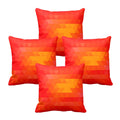 Abstract Art Cushion Cover Set of 4 - 24x24 Inch Decor