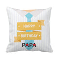 Papa Velvet Cushion Cover Throw Pillow, Birthday Gift 12x12