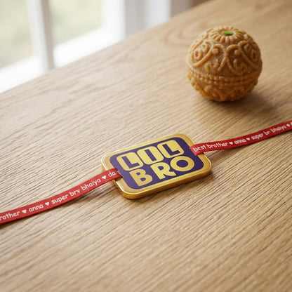 TheYaYaCafe Big Little Bro Printed Raksha Bandhan Rakhi (Set of 2)