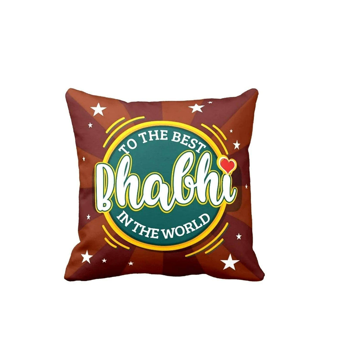Best Bhaiya Bhabhi in the World Cushion Cover