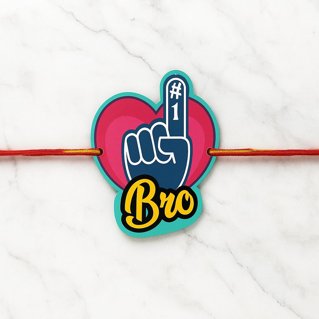 TheYayaCafe Rakhi Gift Combo for Brother Set of 3: Ceramic Mug 330ml, Acrylic Coaster 3.5x3.5 Inches & Rakhi, Rakshabandhan Gift for Bhai, Brother from Sister, Raksha Bandhan Birthday Bhaidooj