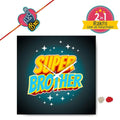 Super Brother Canvas Wall Clock 18x18 inches