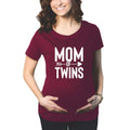 Maternity T-Shirt - Mom Of Twins Unique Design Cotton Tee