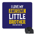 Keyring for Little Brother - I Love My Awesome Little Brother Rakhi Gift