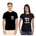 Cute Penguins Love Matching Couple T-Shirts, Personalised