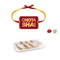 Chota Bhai Printed Rakhi with Kaju Katli 500 gm - Combo of 2