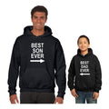 Best Son and Dad Ever Matching Family Hoodies Set