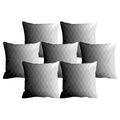 Abstract Cushion Covers Set of 7 24x24 - Multicolour Throw