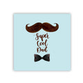 Super Cool Dad Square Fridge Magnet - Personalised